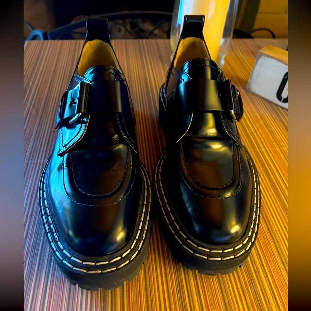 PROENZA SCHOULER Paradise Combat lug sole loafer